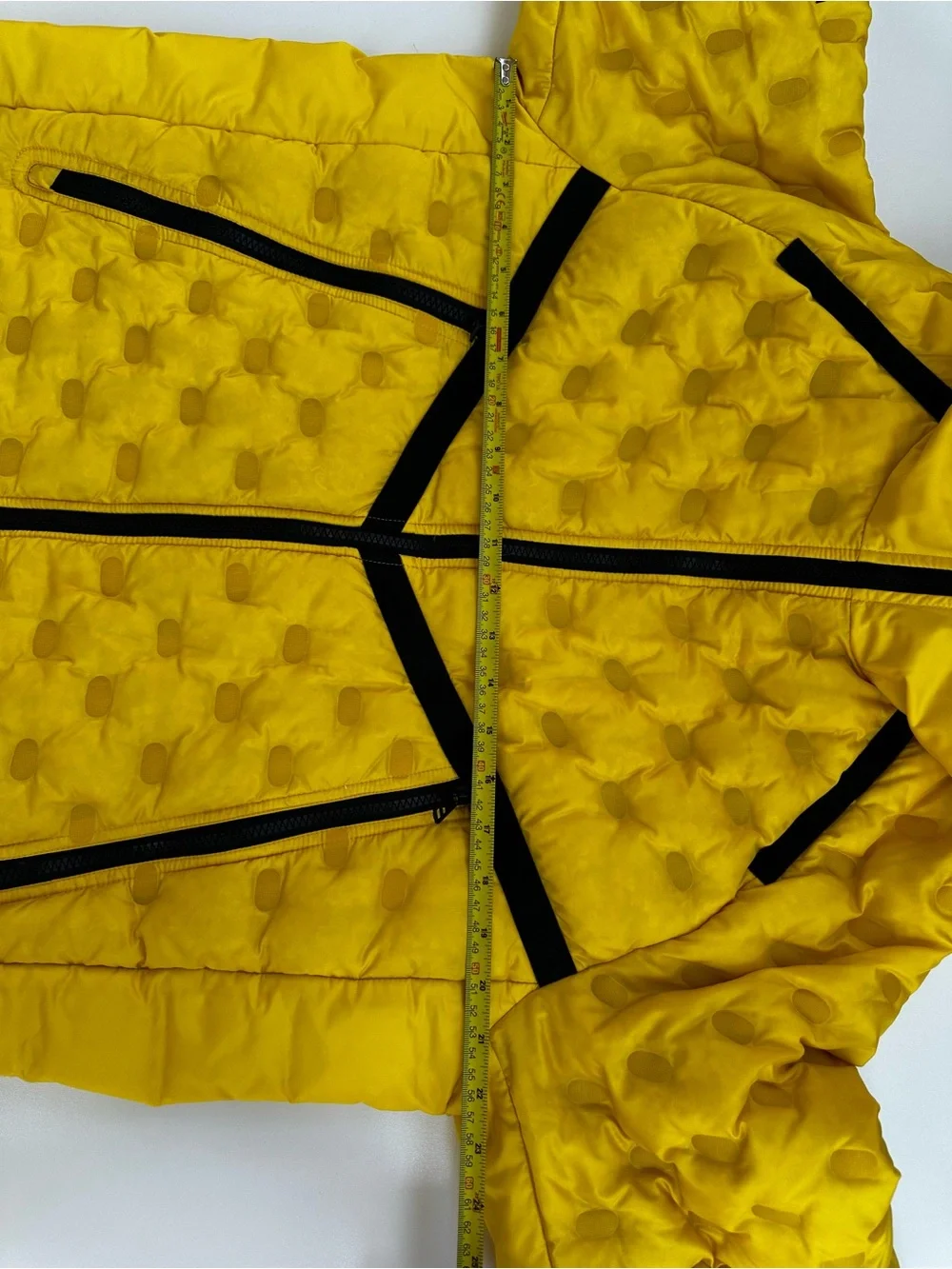 Nike Sportswear Tech Pack Down Fill Puffer Jacket Neon Yellow Men's Size L